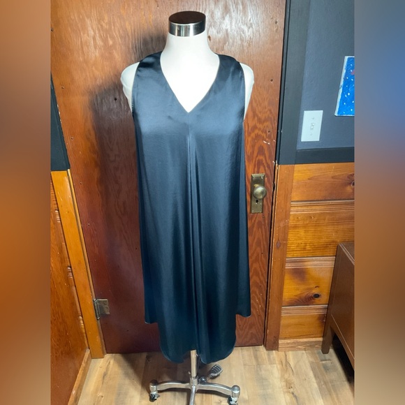 All Saints Dresses & Skirts - All Saints Elegant Navy Blue Silky Dress